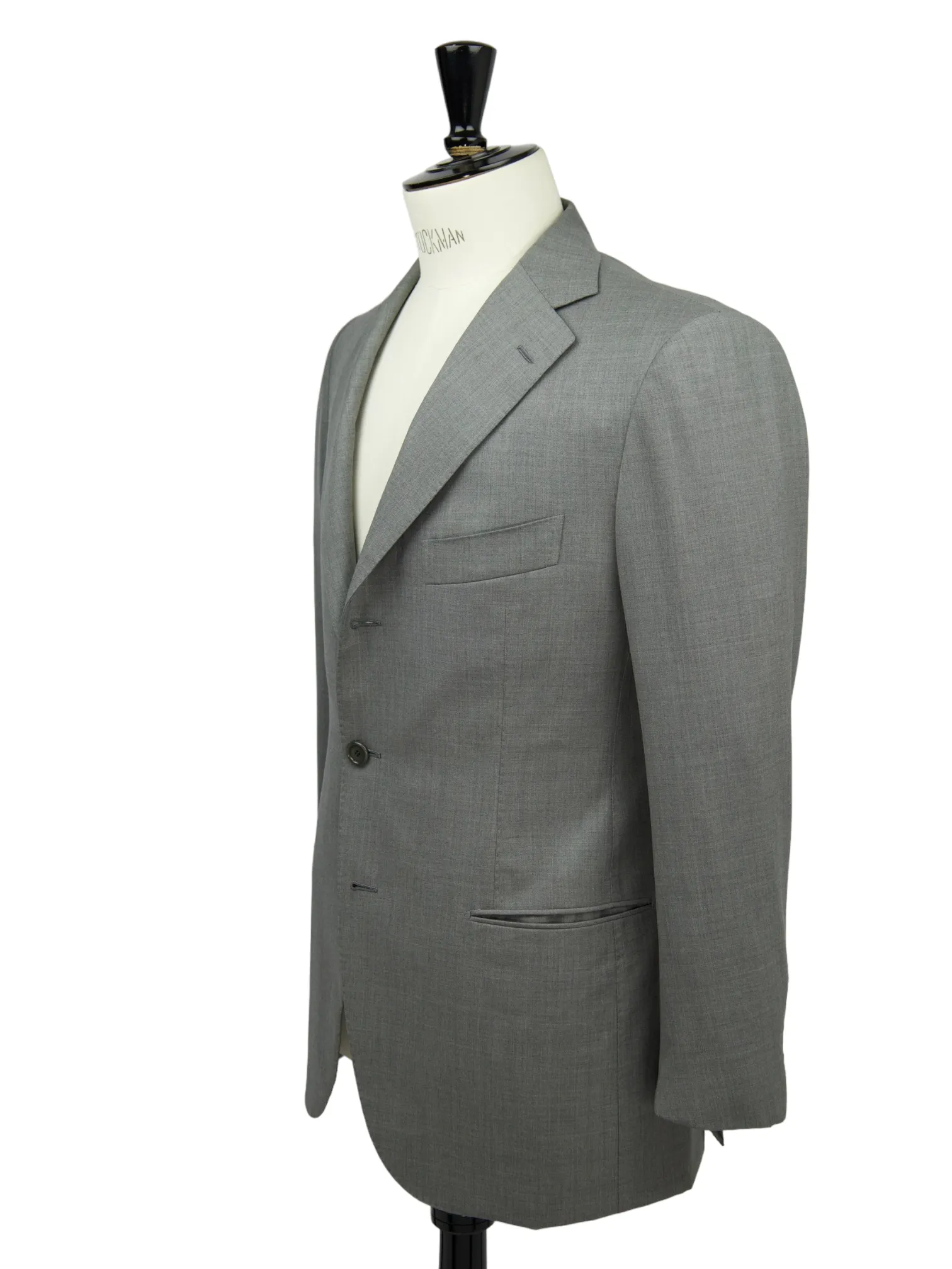 Cesare Attolini Light Grey Super 160's & Cashmere Twill Suit
