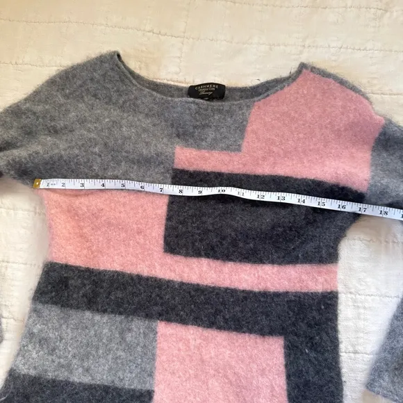 Charter House Y2K Abstract Cashmere Sweater • Size: S /M