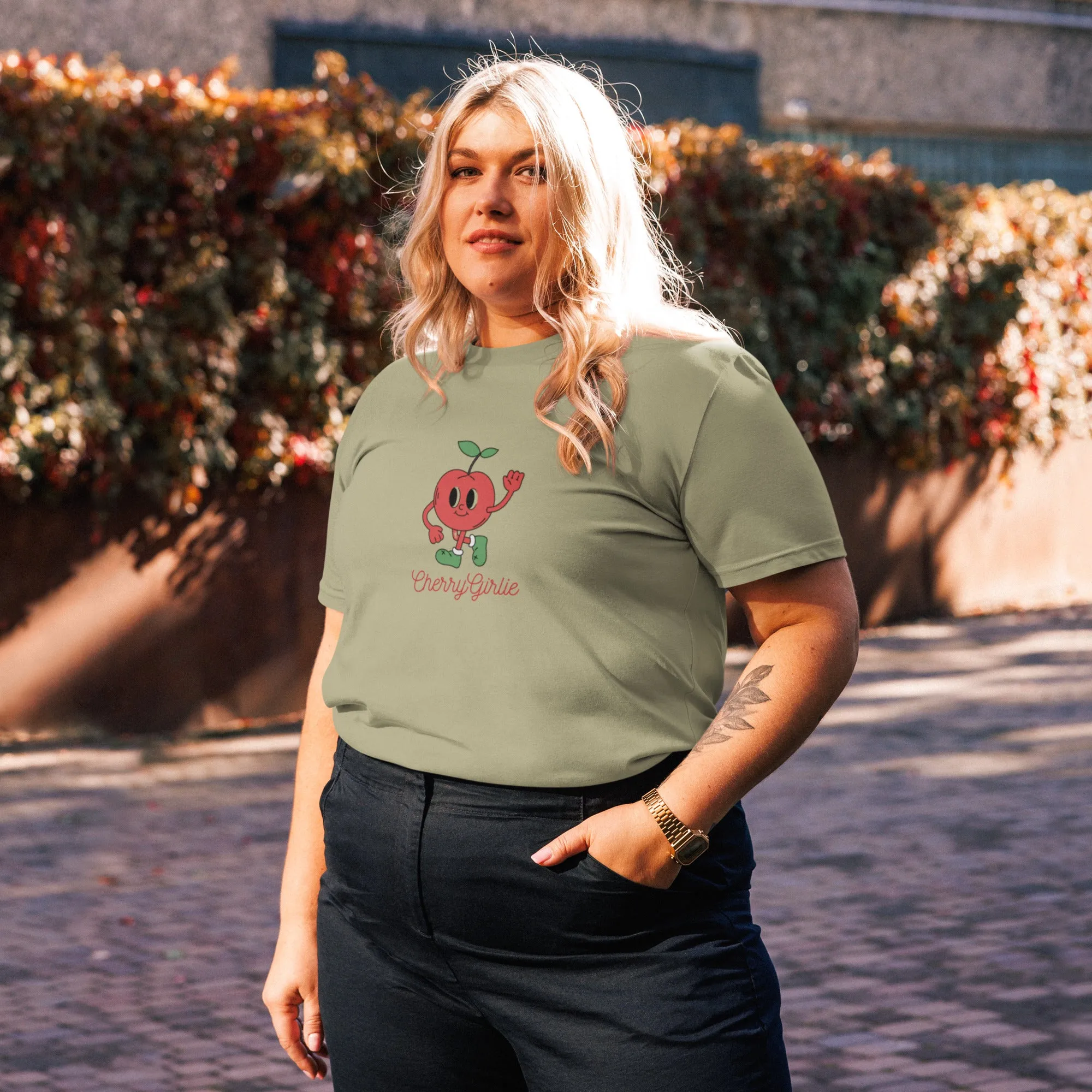 Cherry Girlie- Unisex organic cotton t-shirt