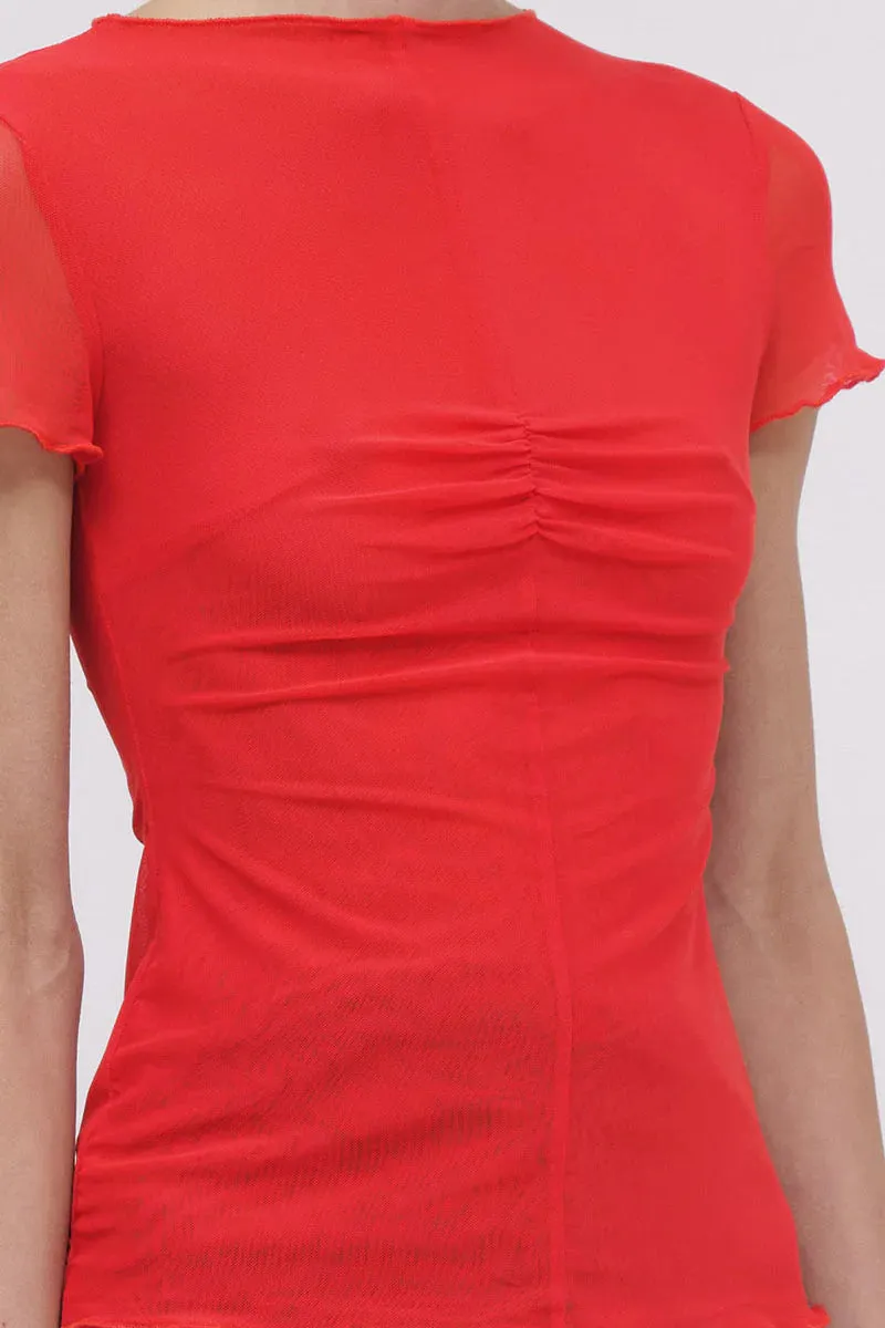 Christy Cap Sleeve Top