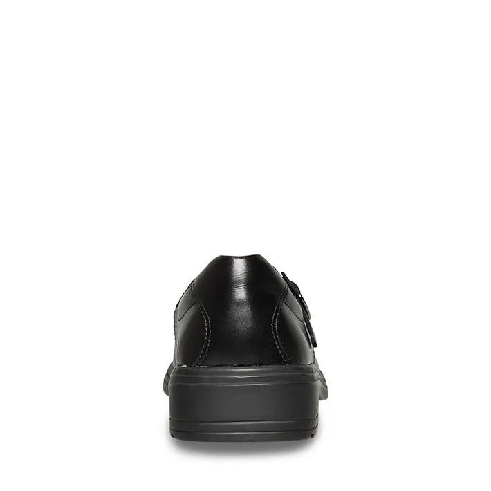 Clarks Ingrid Junior - Black Hi-Shine