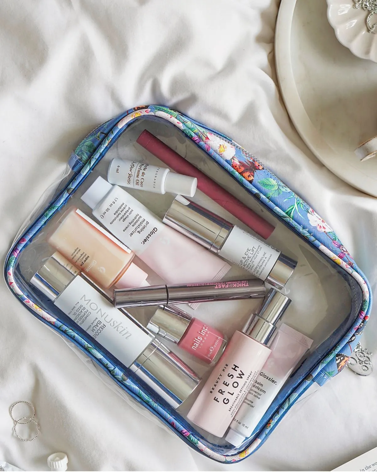 Clear Beauty Case Butterfly Collection