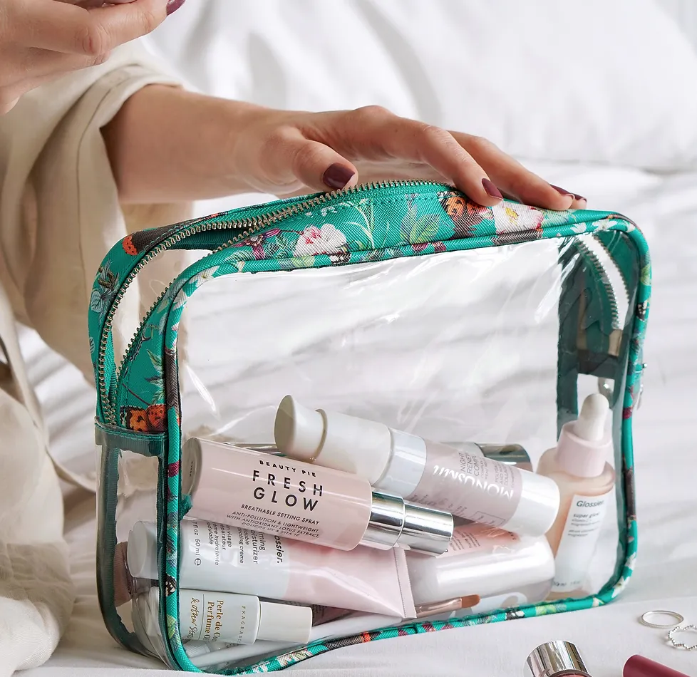 Clear Beauty Case Butterfly Collection