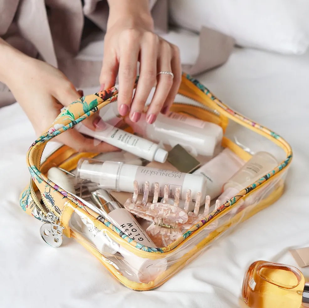 Clear Beauty Case Butterfly Collection