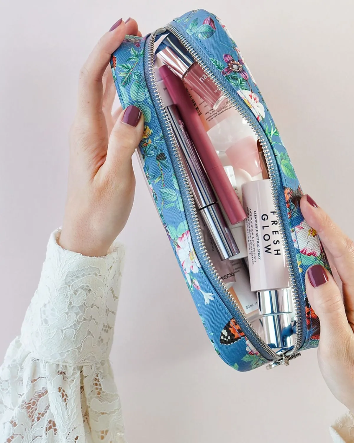 Clear Beauty Case Butterfly Collection