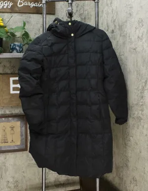 Cole Haan Women's Box Quilt Down Puffer Coat Black XL