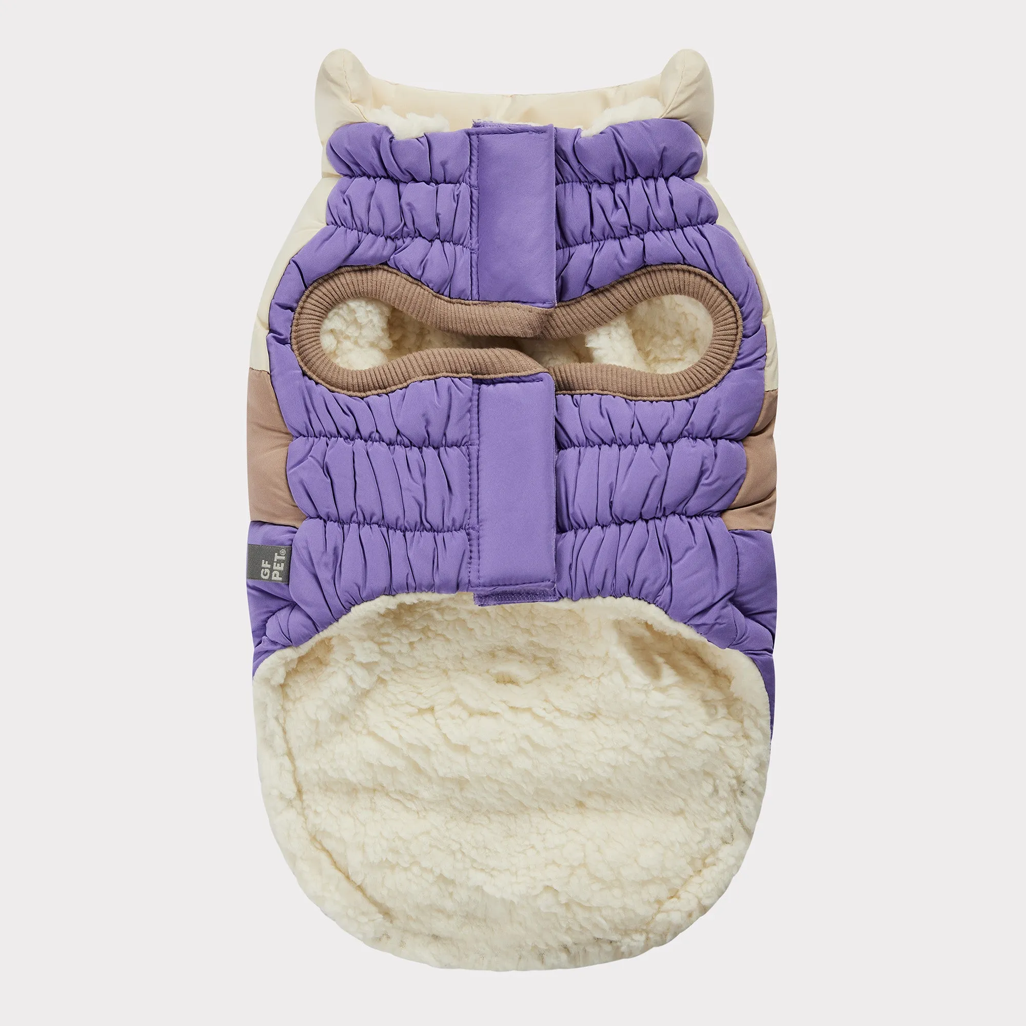 Color Block Dog Puffer | Purple