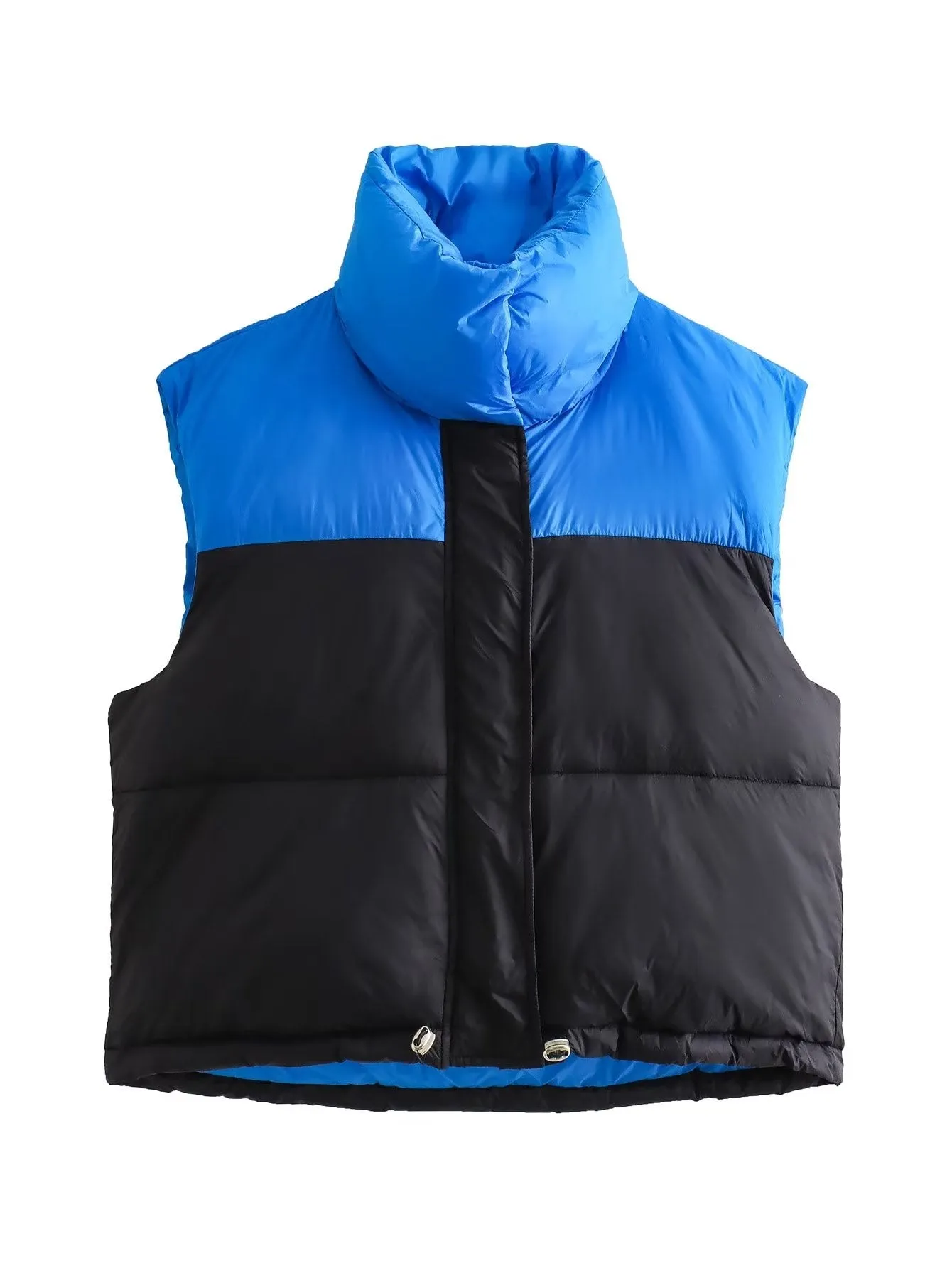 Color Block Puffer Vest