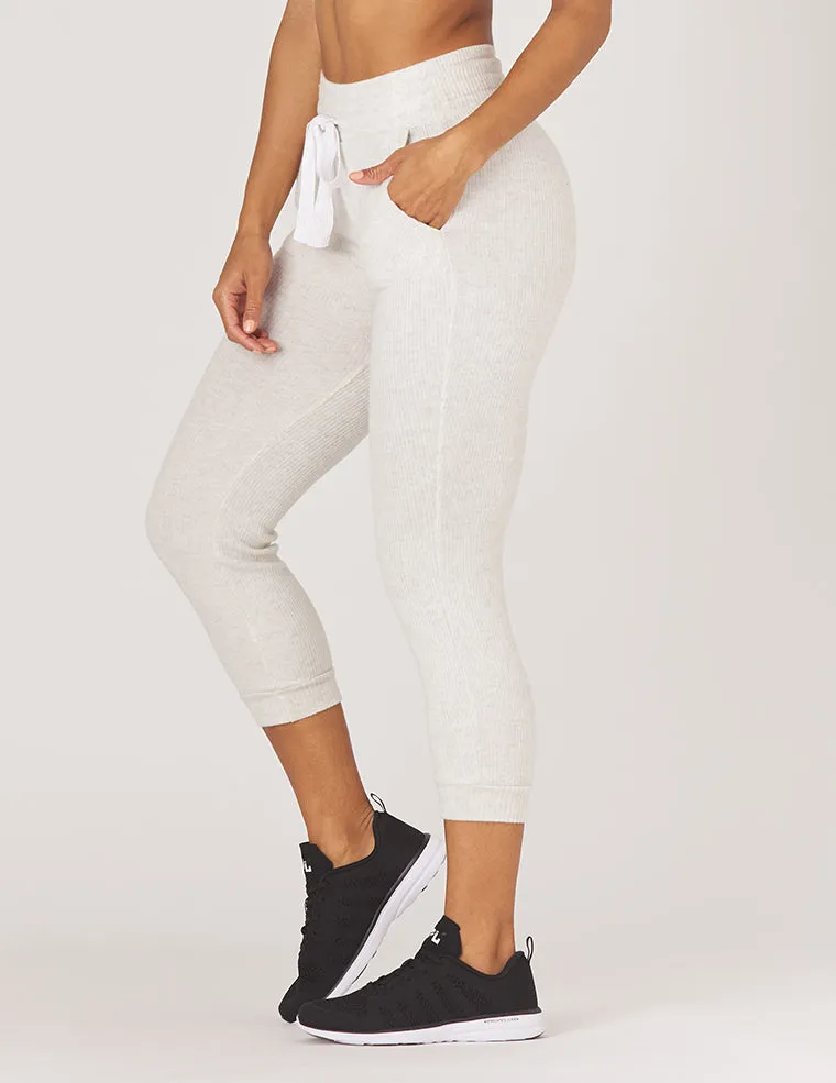 Comfort 7/8 Jogger: Oatmeal