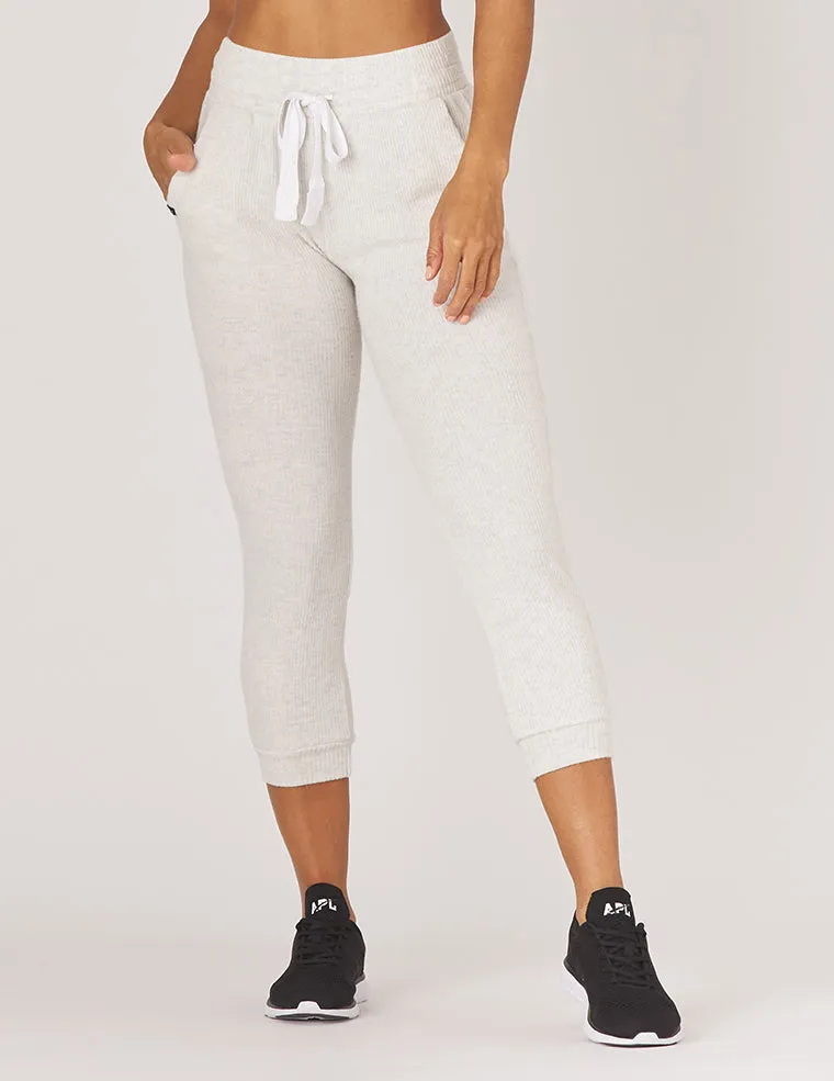 Comfort 7/8 Jogger: Oatmeal