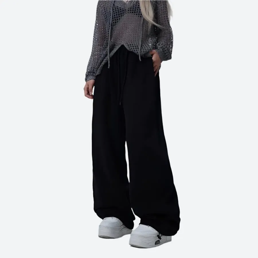 Comfy Relaxed-Fit Elastic Waist Sweatpants