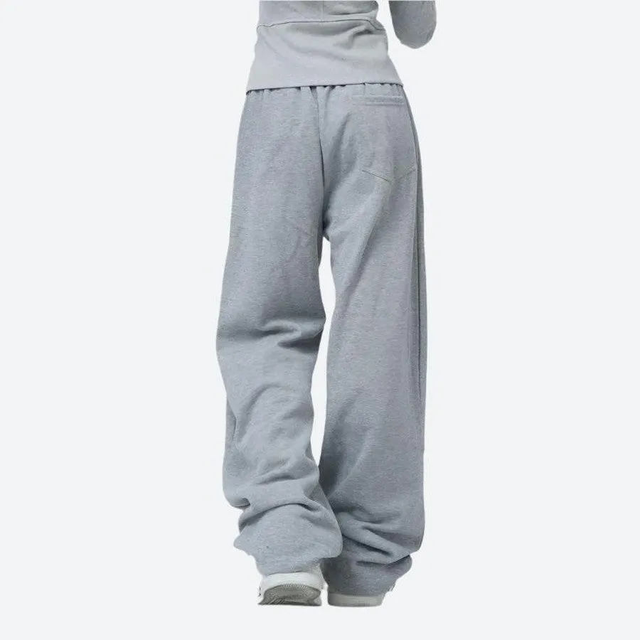 Comfy Relaxed-Fit Elastic Waist Sweatpants