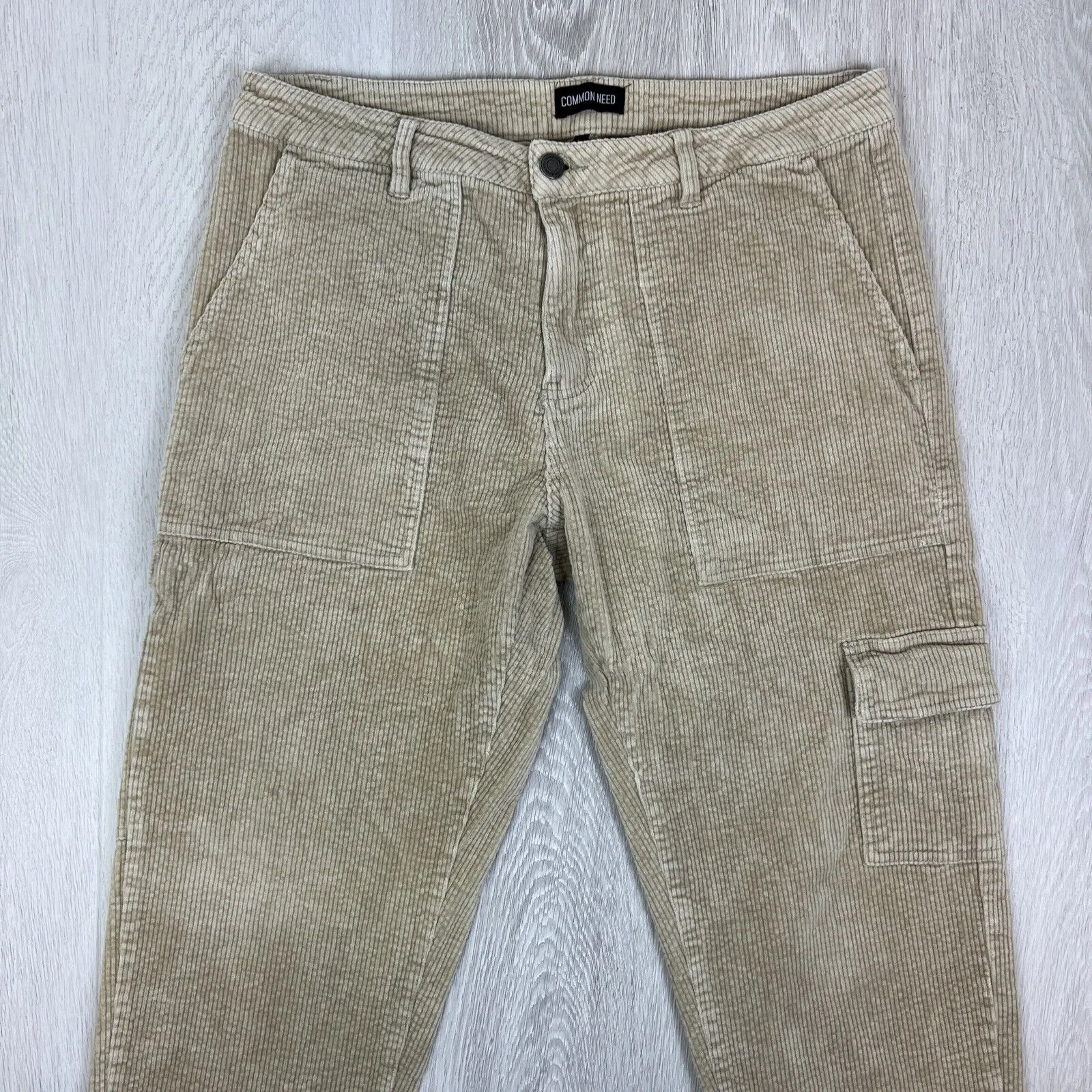 Common Need Mens Trevor Corduroy Carpenter Pants Size 34