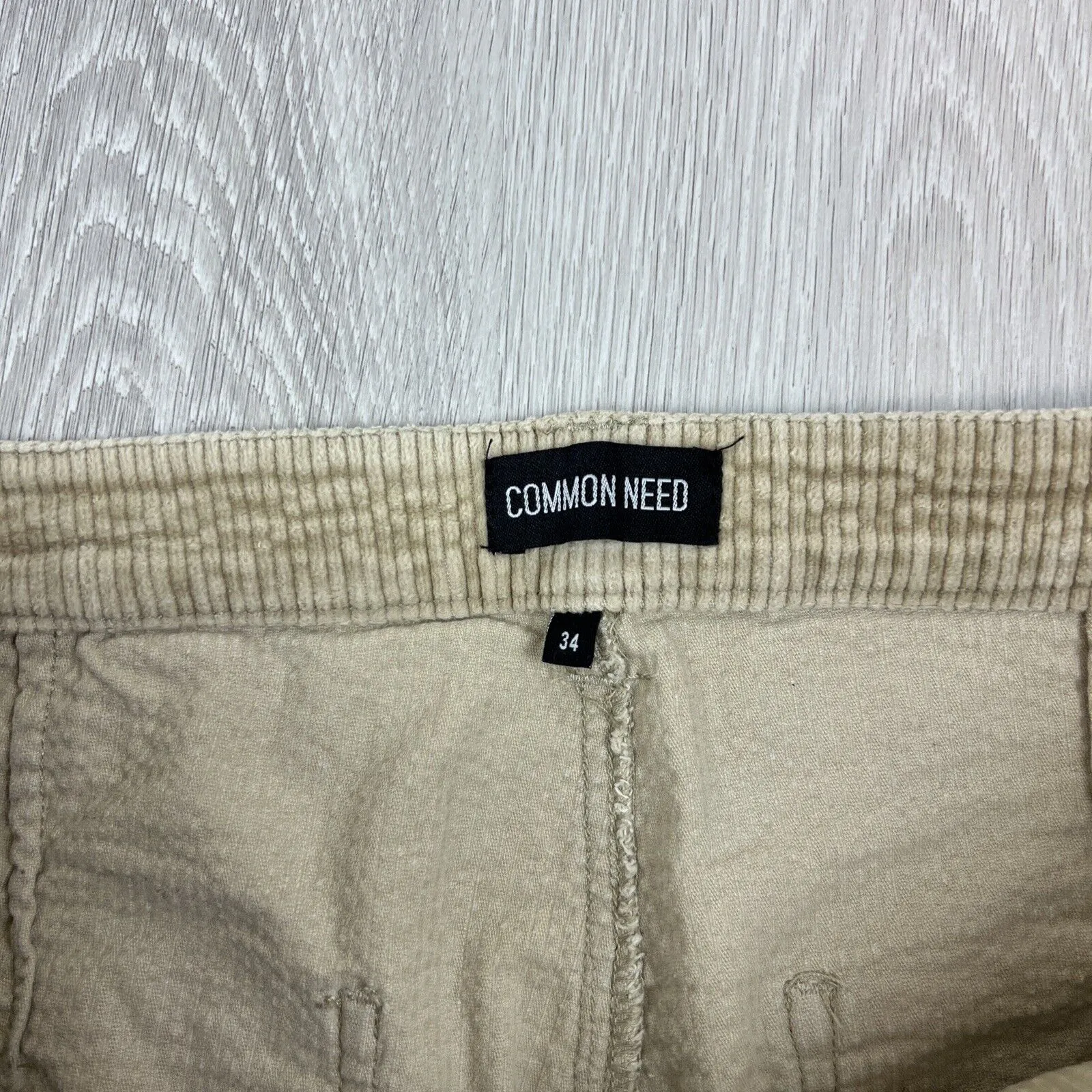 Common Need Mens Trevor Corduroy Carpenter Pants Size 34