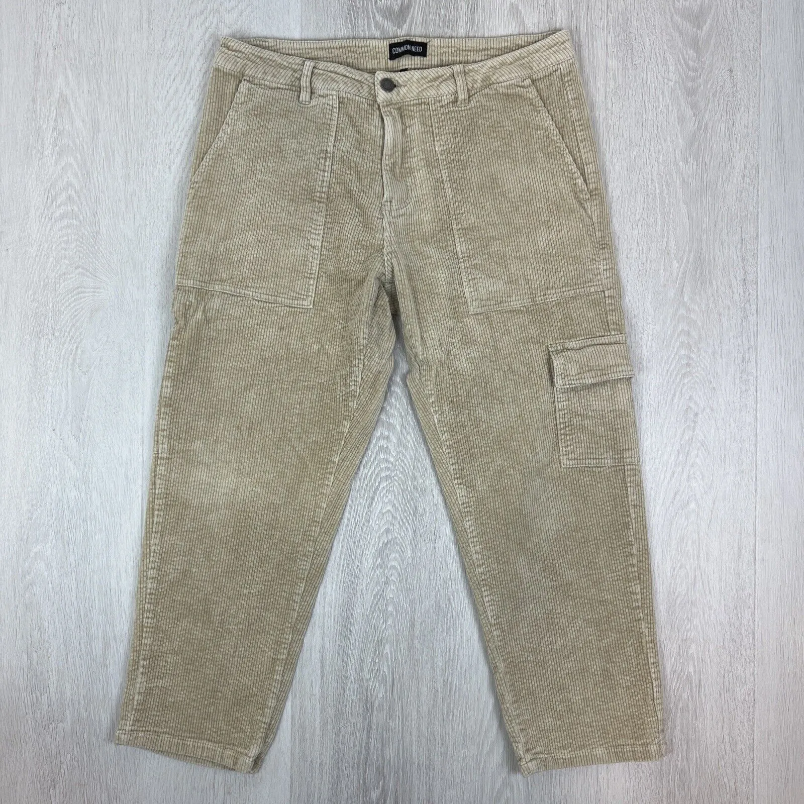 Common Need Mens Trevor Corduroy Carpenter Pants Size 34