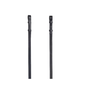 Continental Leather Reins with Rubber Internal Part by Equiline