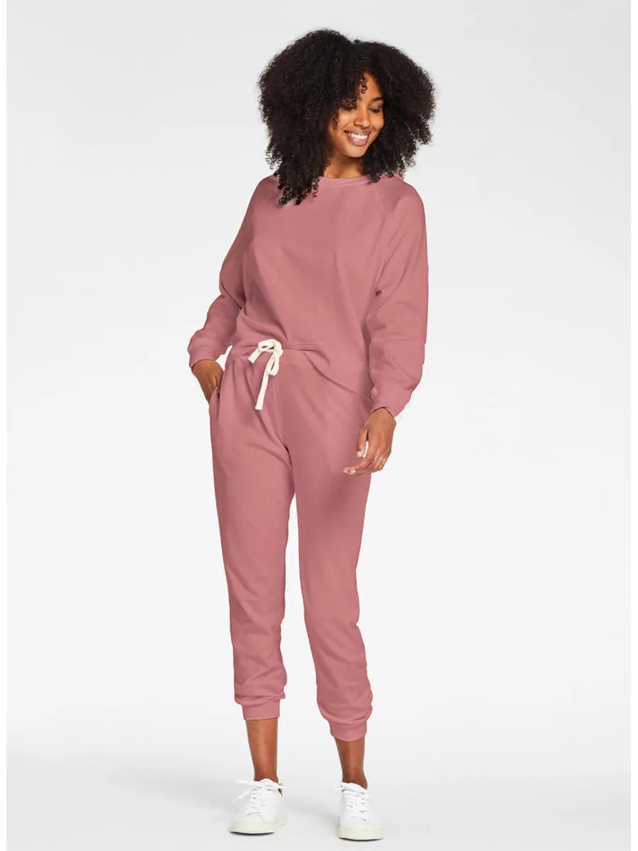 Cora Fleece Top in EcoSoft Sunkissed