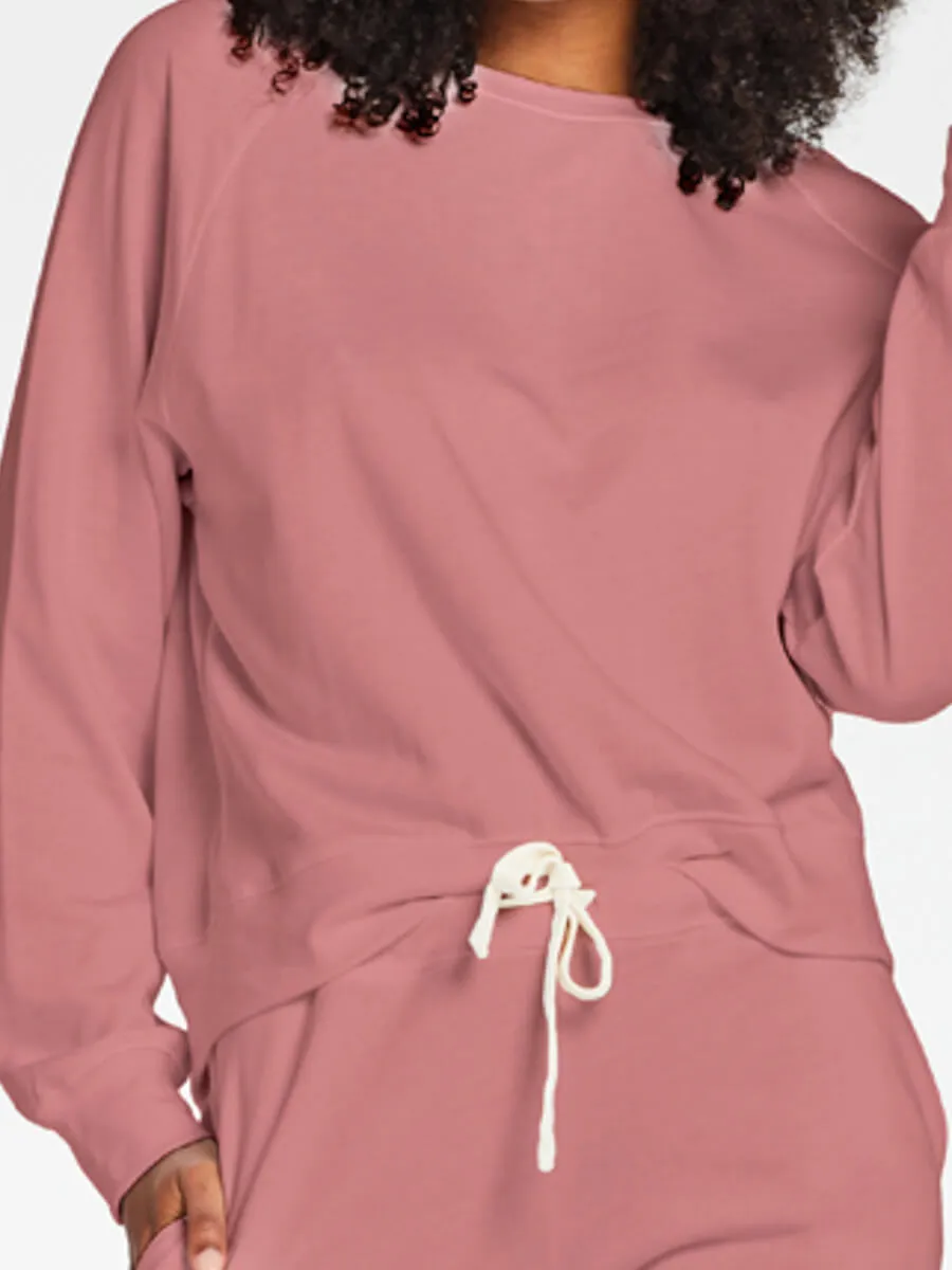 Cora Fleece Top in EcoSoft Sunkissed