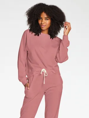 Cora Fleece Top in EcoSoft Sunkissed