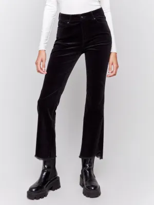 Corduroy Asymmetrical Bootcut Pant