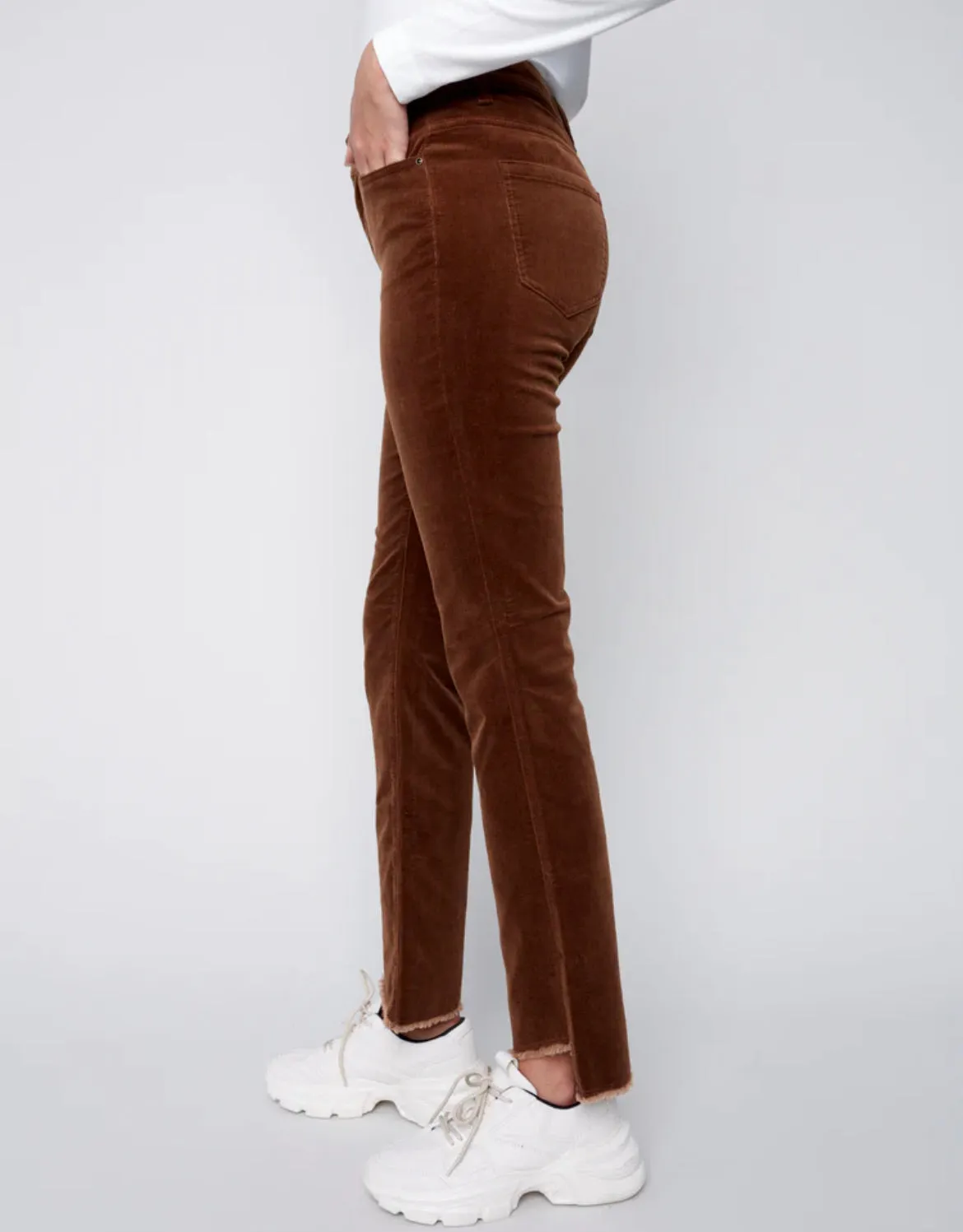 Corduroy Asymmetrical Pant