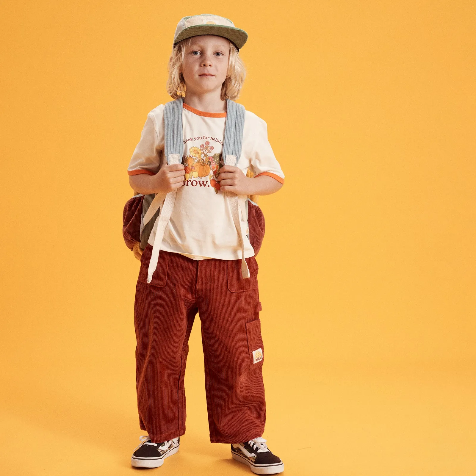 Corduroy Carpenter Multi Pocket Pant - Cherry