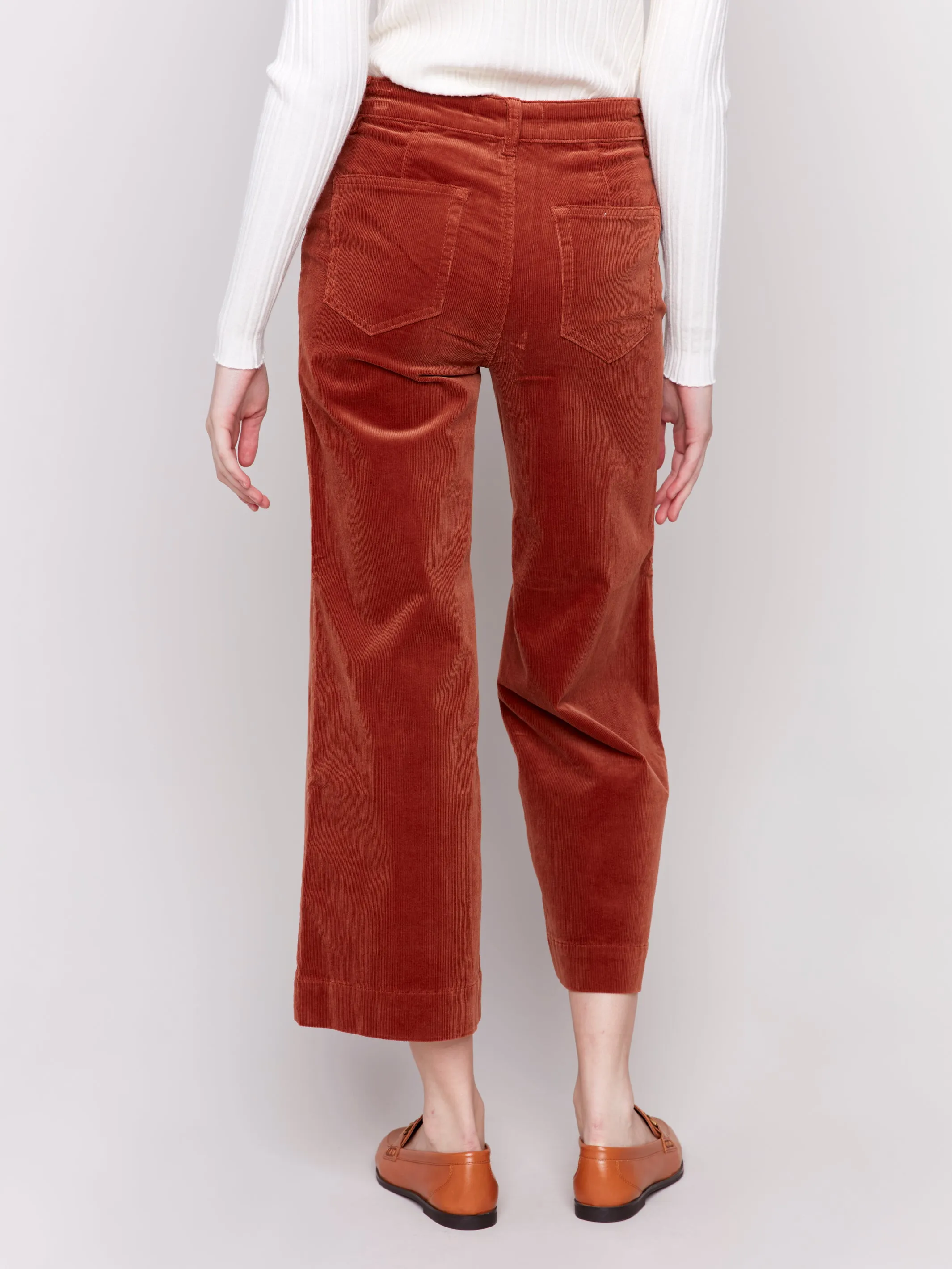 Corduroy Cropped Flare Leg (More Colours)