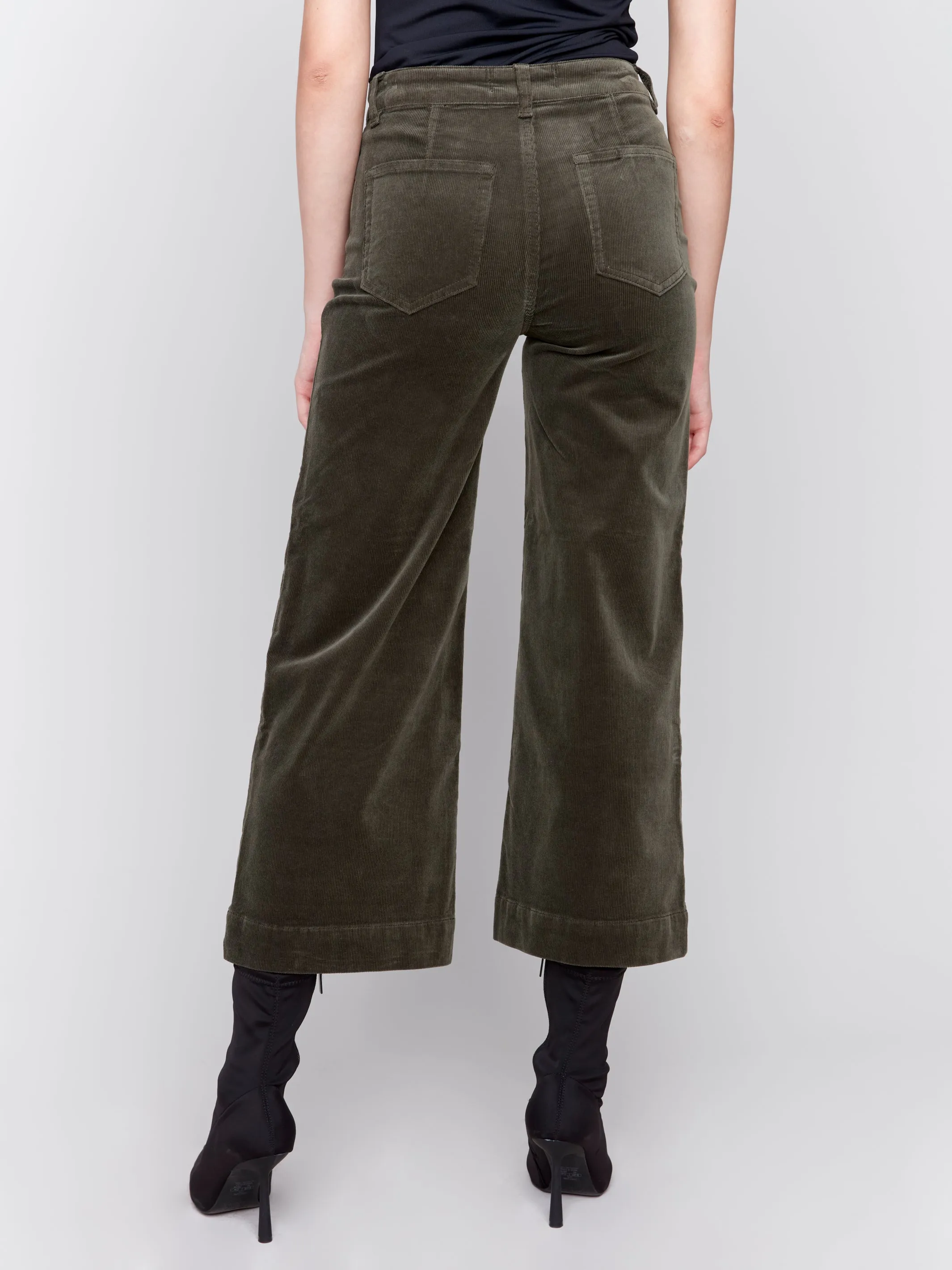 Corduroy Cropped Flare Leg (More Colours)