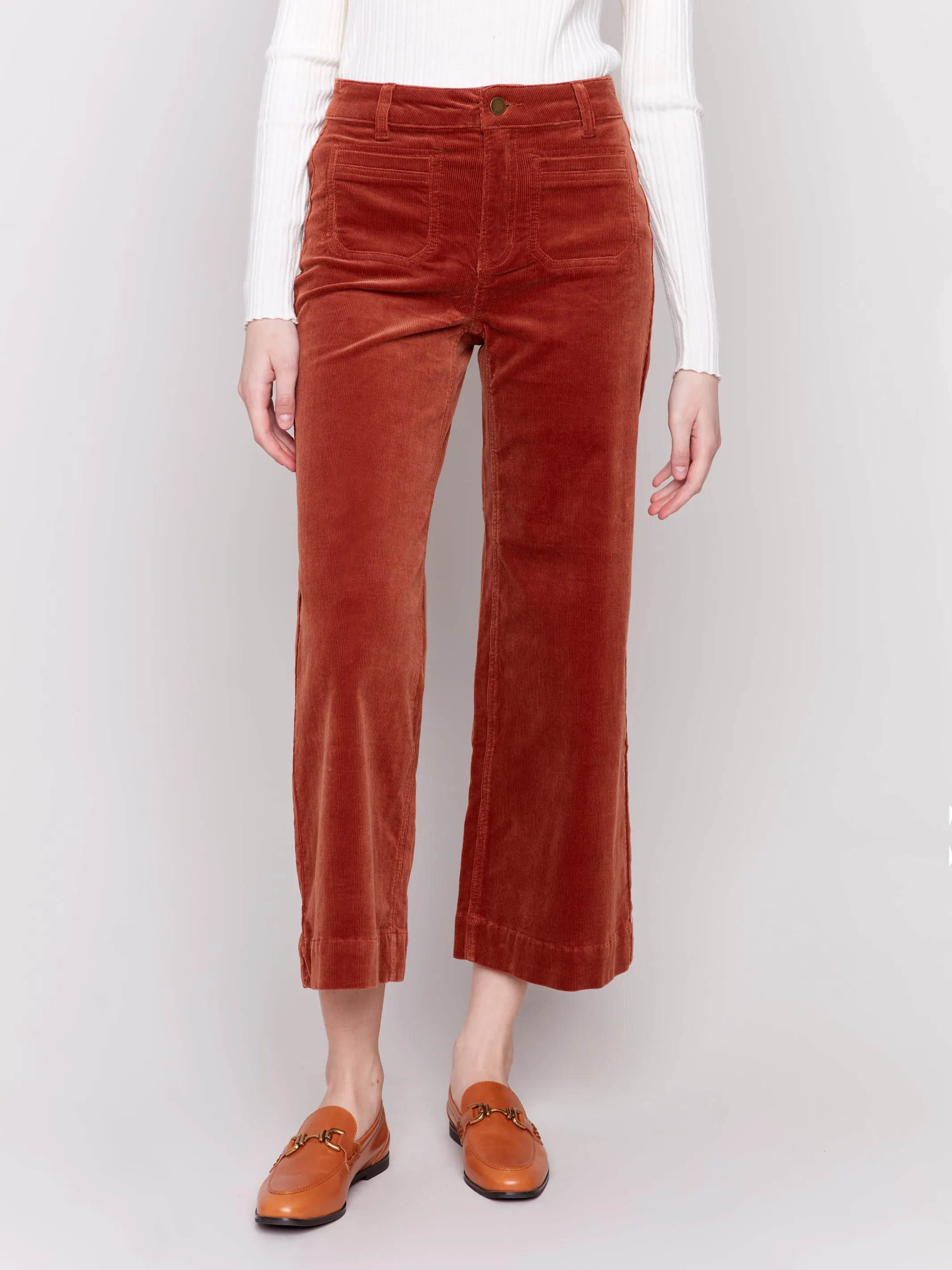 Corduroy Cropped Flare Leg (More Colours)