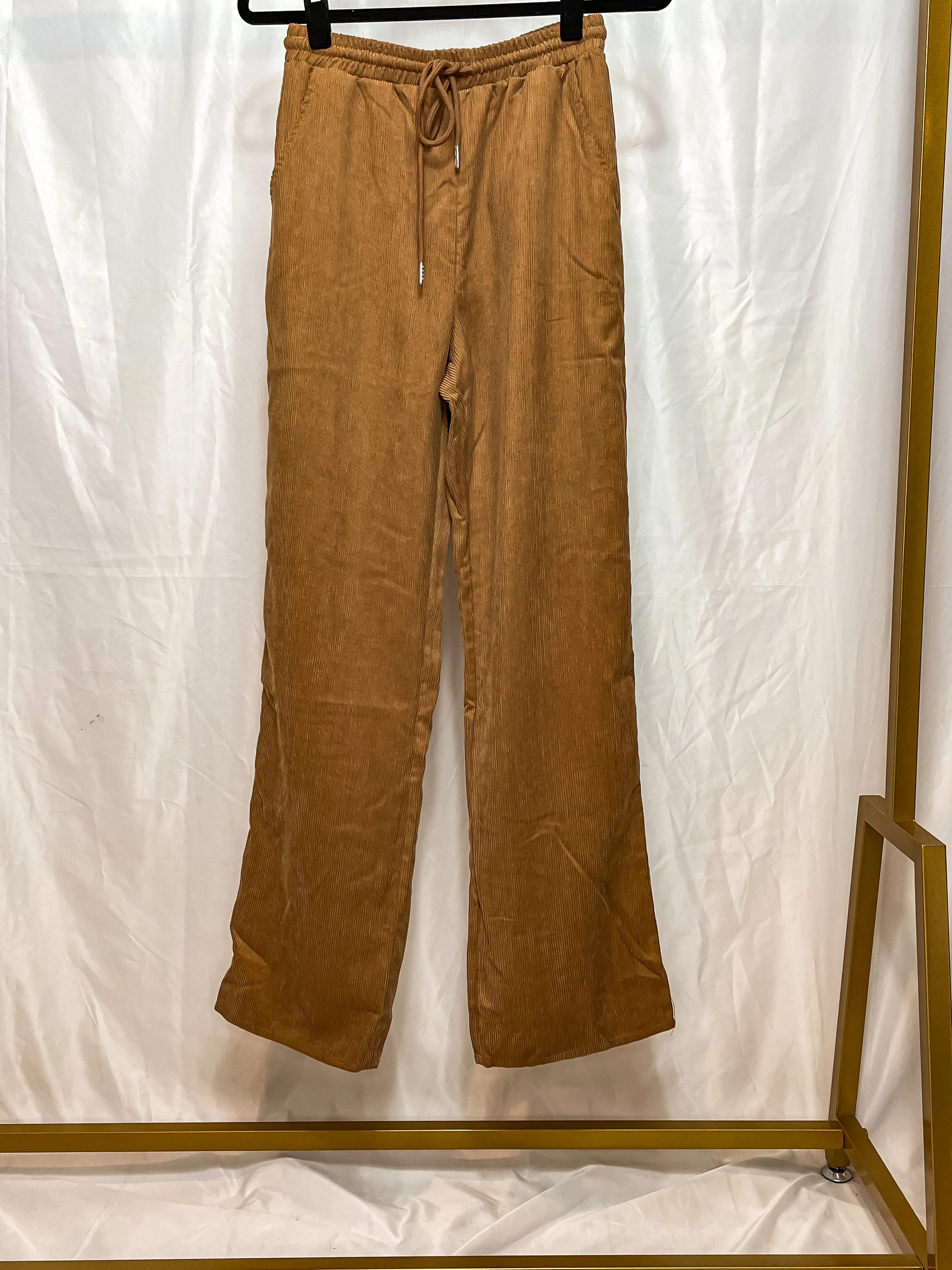 Corduroy Drawstring Pants | Final Sale