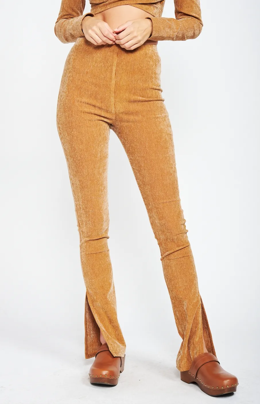 Corduroy Flare Leggings
