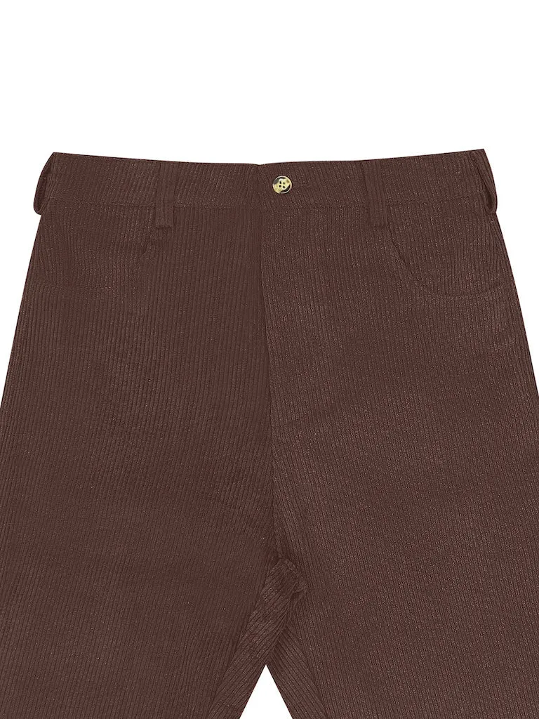 Corduroy Pants-Chocolate