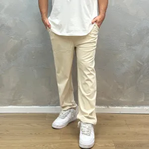 CORDUROY PANTS - CREAM