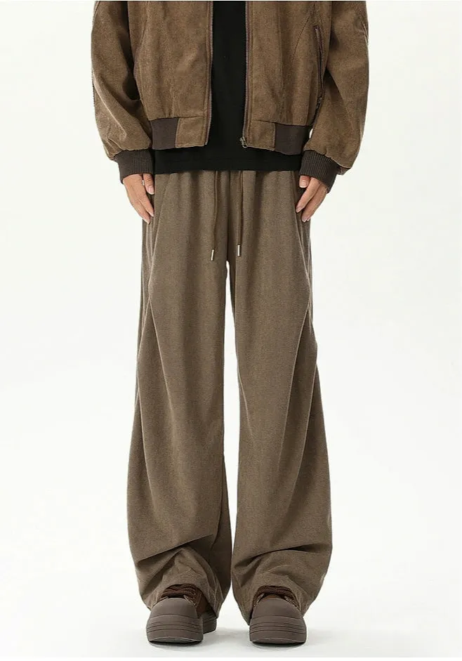 Corduroy Pleated Casual Pants