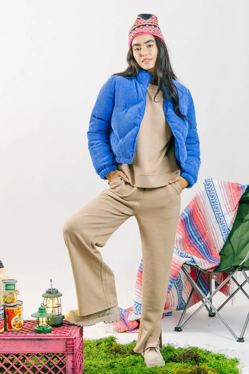 CORDUROY PUFFER JACKET