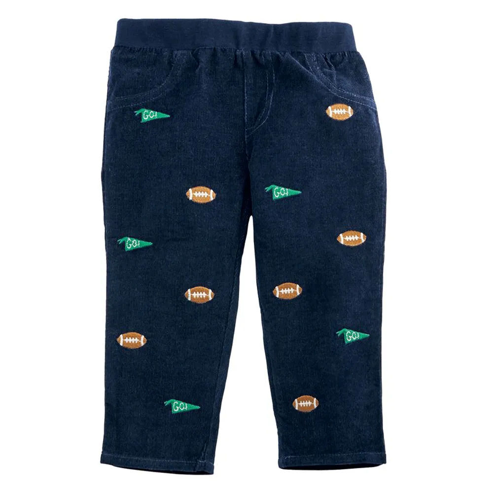 Corduroy Schiffly Football Pants