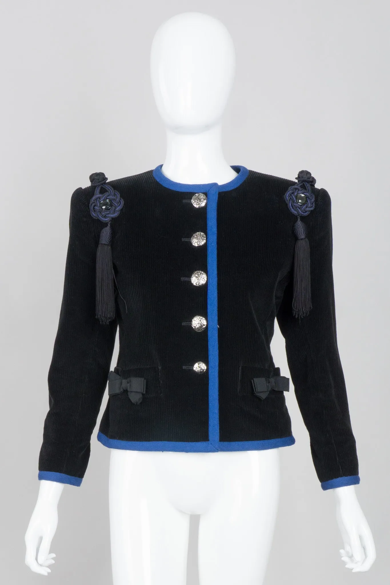 Corduroy Tassel Jacket