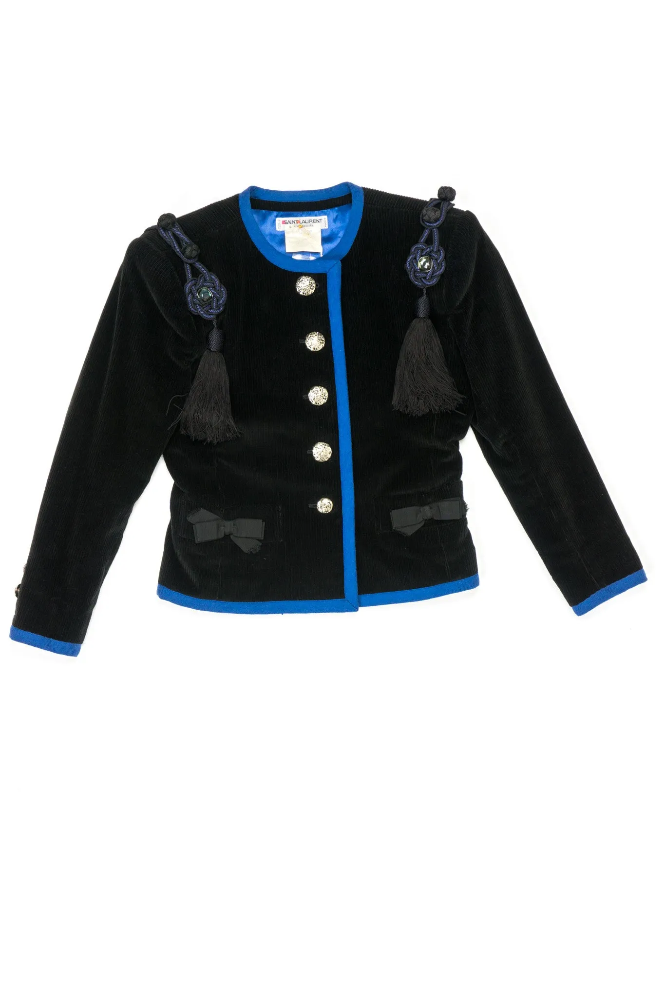 Corduroy Tassel Jacket
