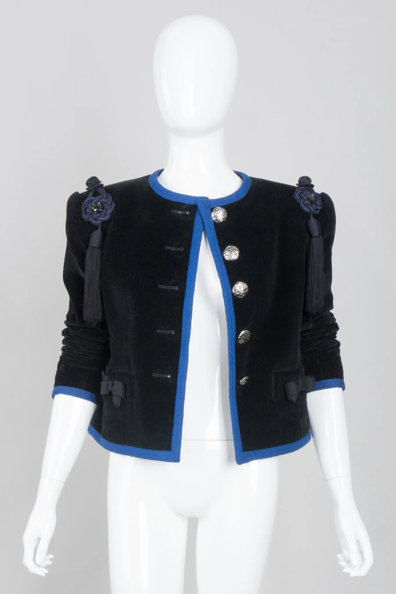 Corduroy Tassel Jacket
