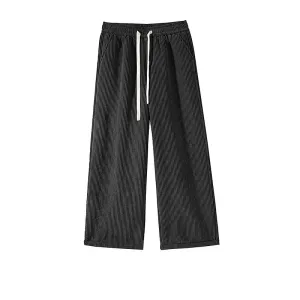 Corduroy Wide-Leg Plush Lined Pants