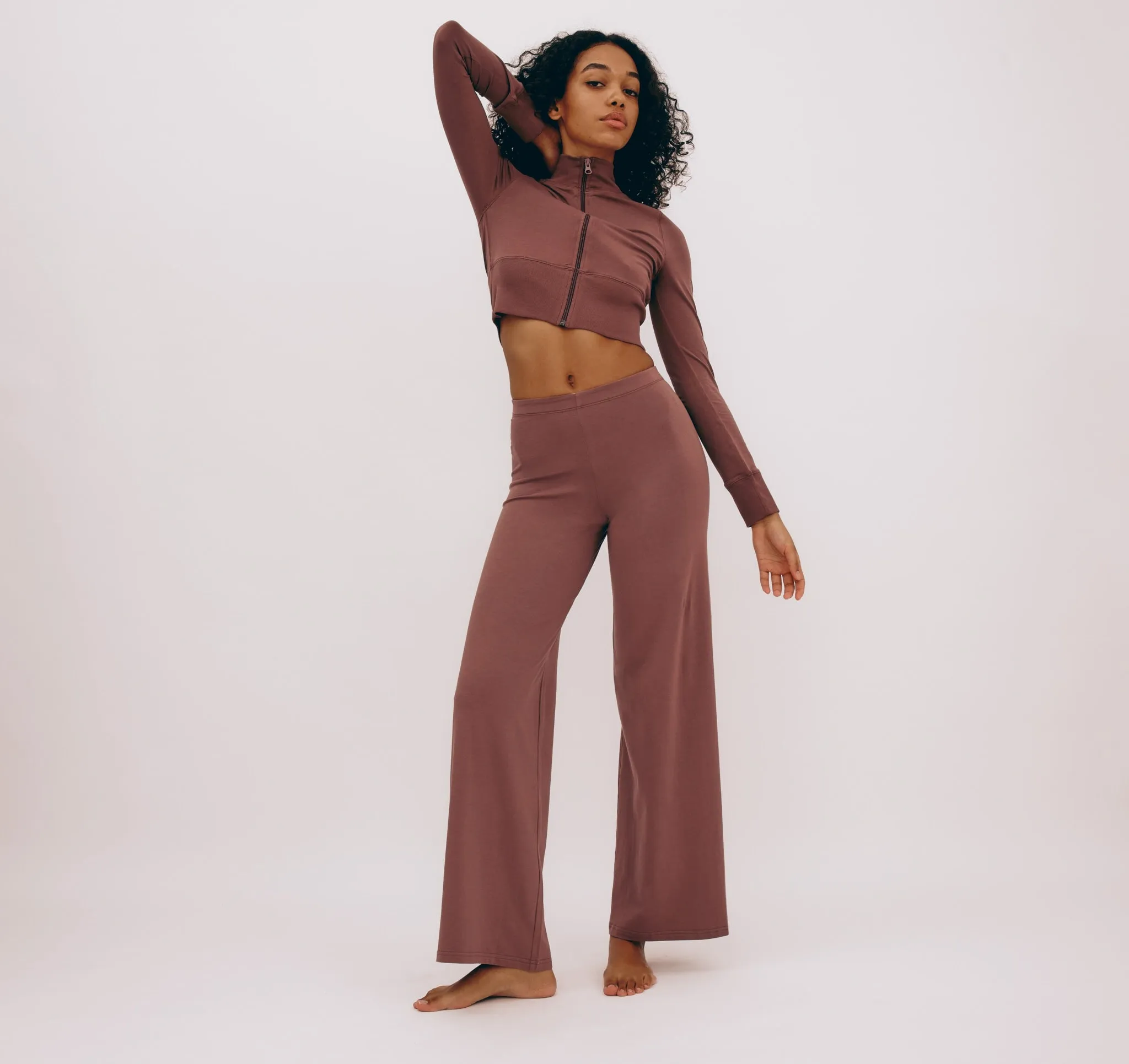 Core Sport Crop Zip Jacket