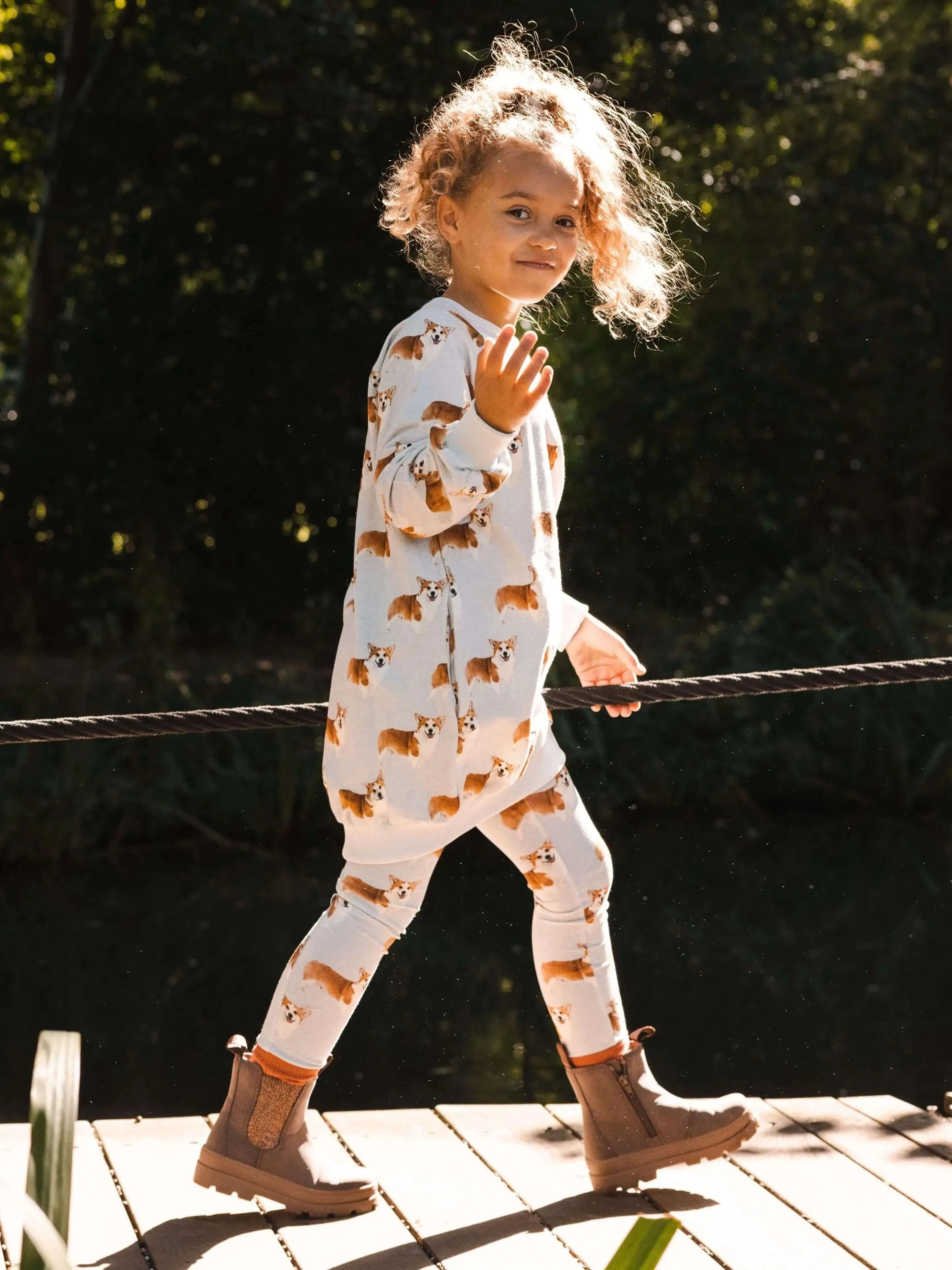 Corgi Time Legging Kids