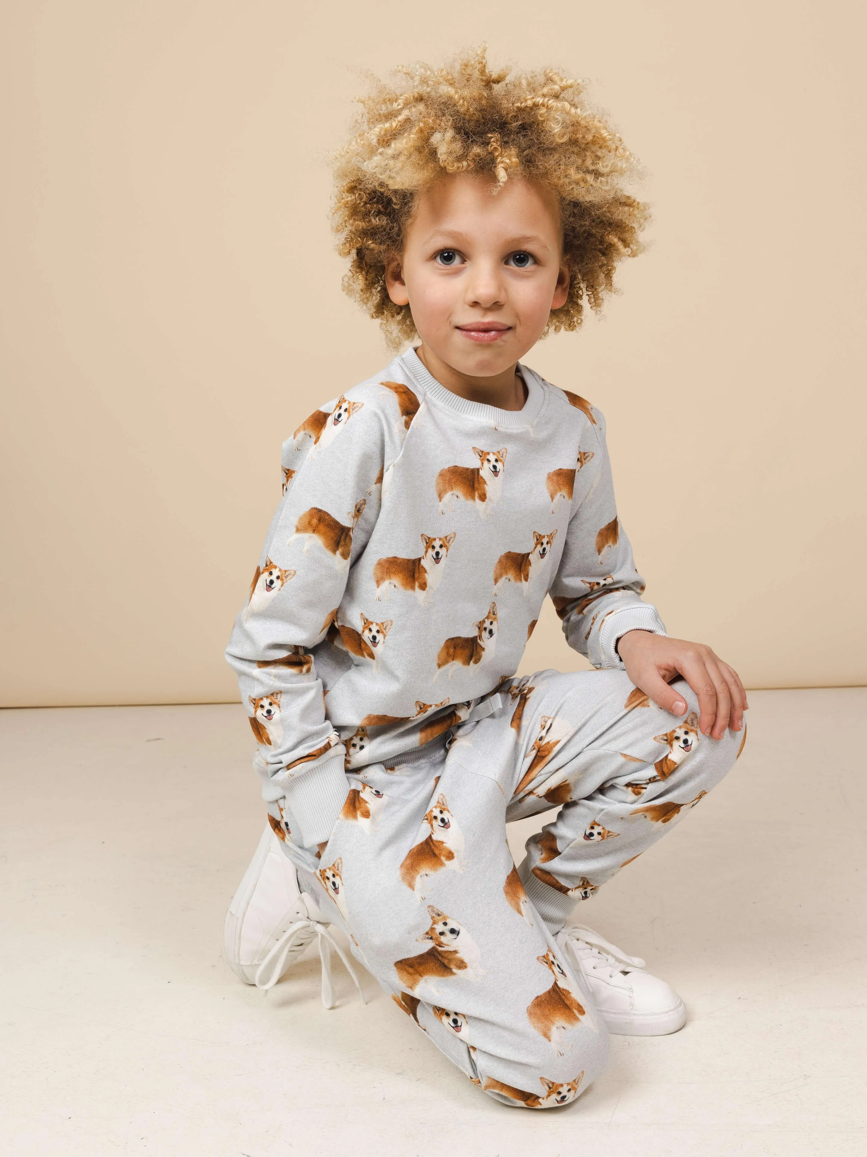 Corgi Time Sweater en Broek set Kids
