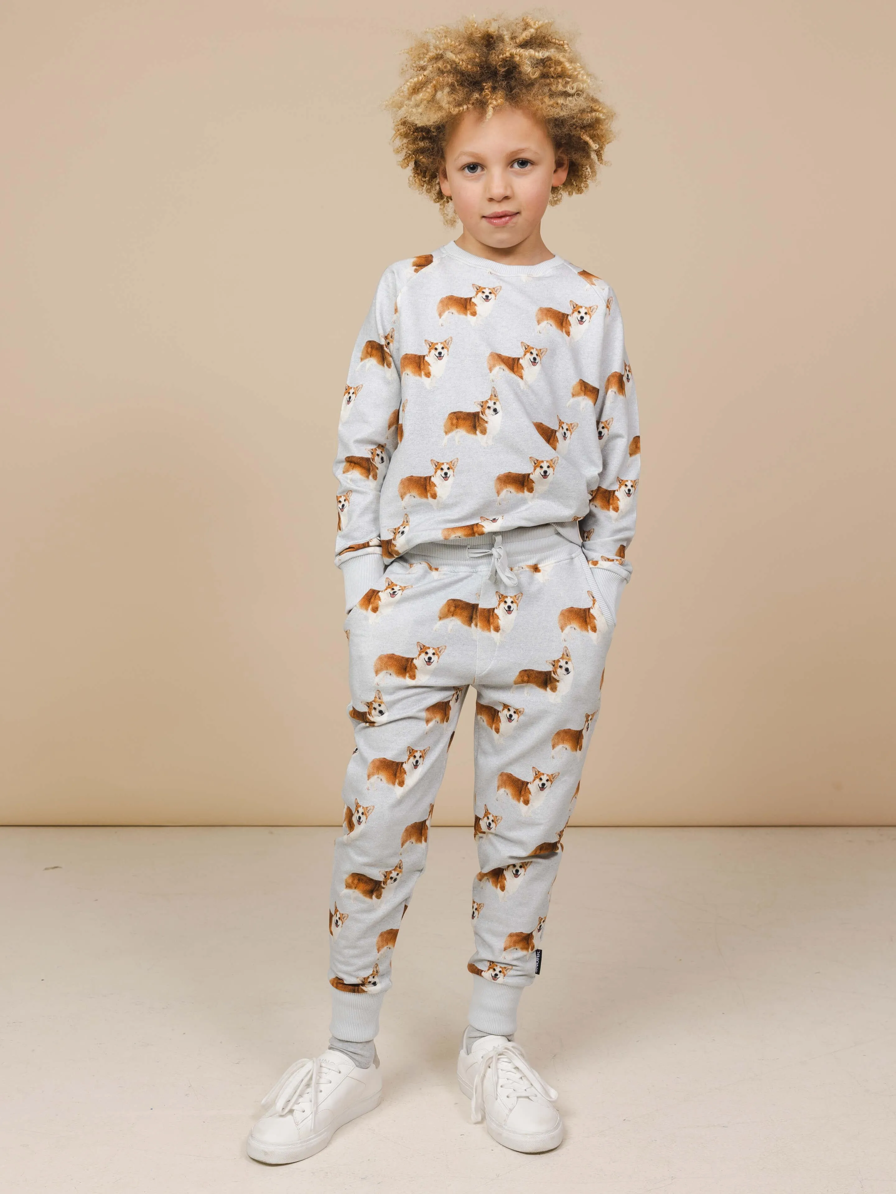 Corgi Time Sweater en Broek set Kids
