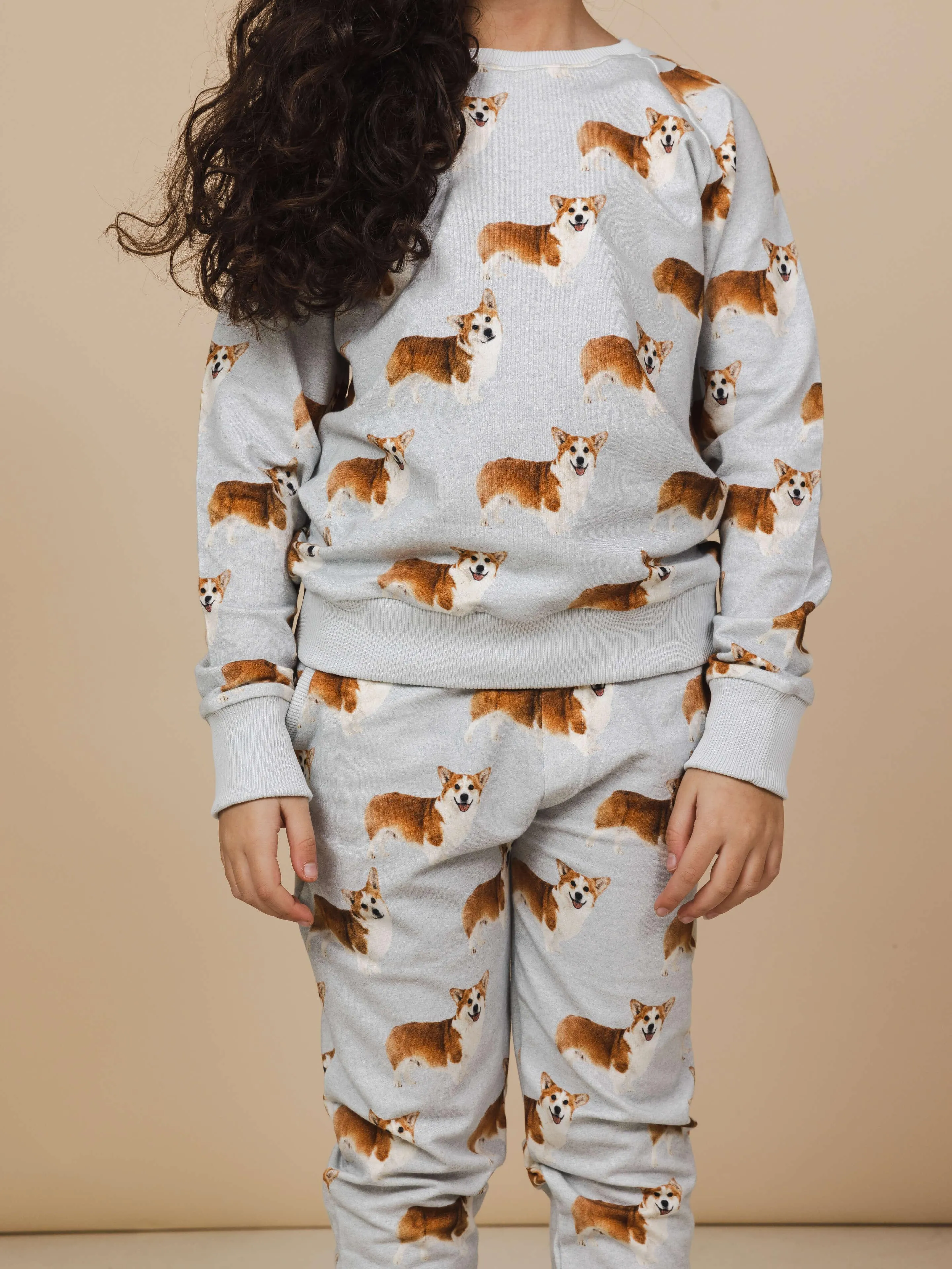 Corgi Time Sweater en Broek set Kids