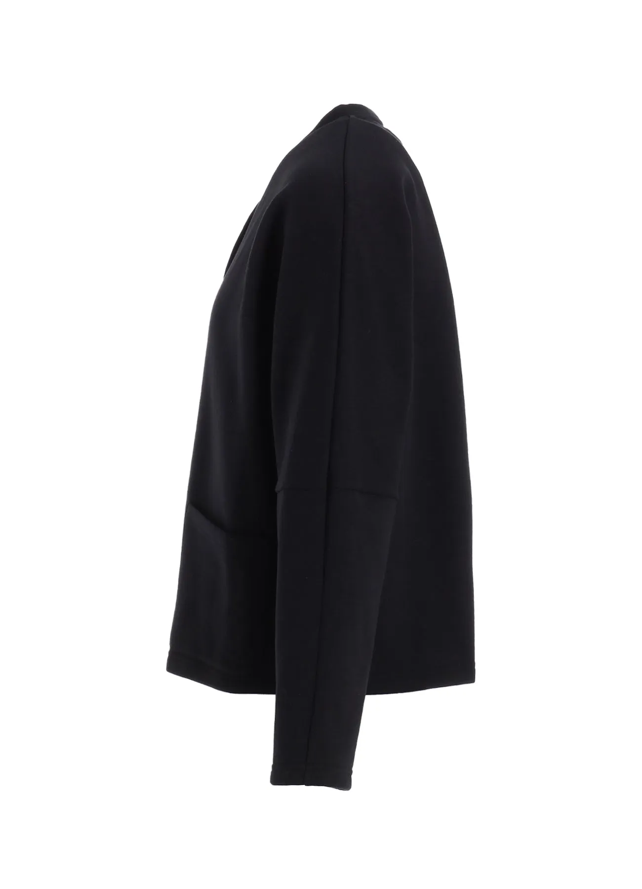 COTTON FLEECE CARDIGAN