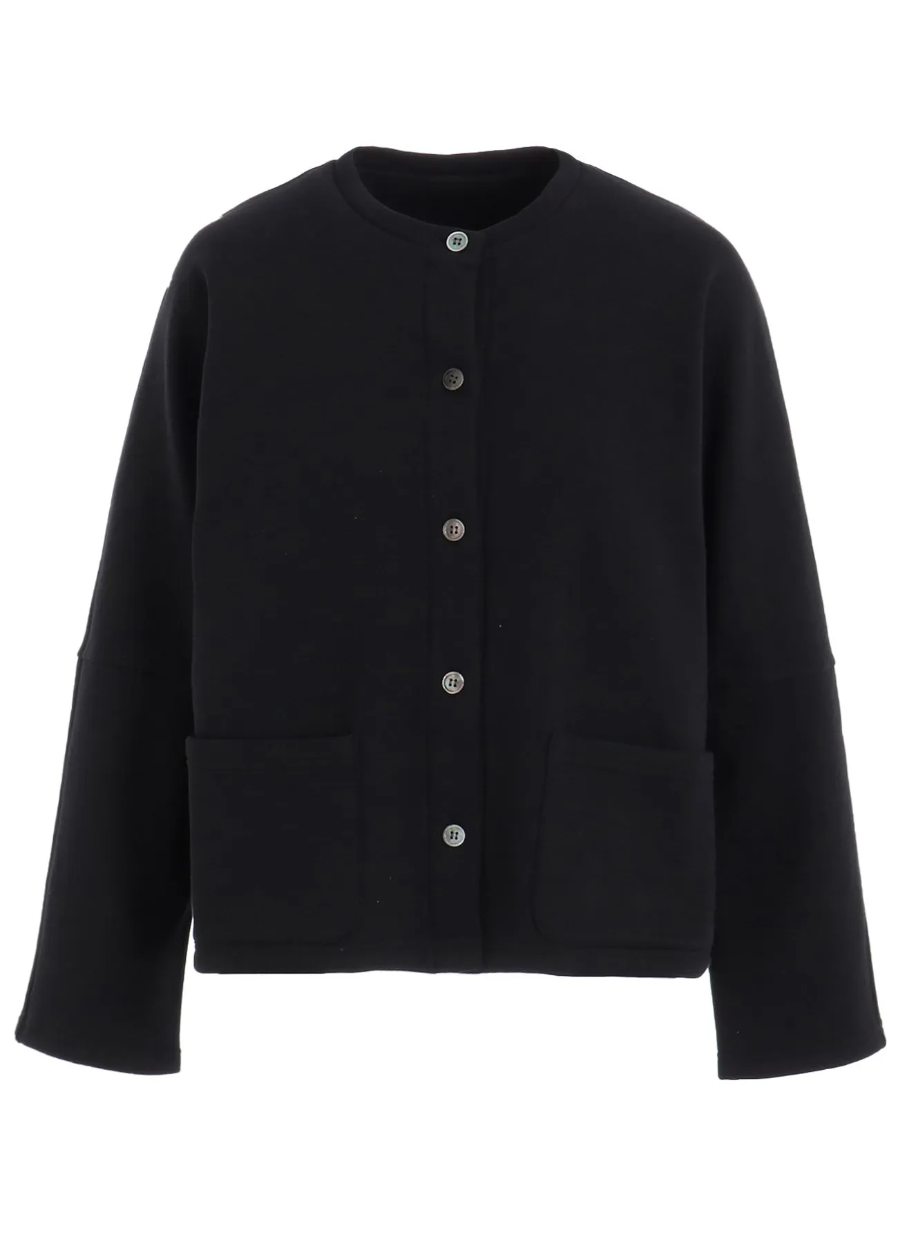 COTTON FLEECE CARDIGAN