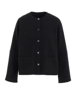 COTTON FLEECE CARDIGAN