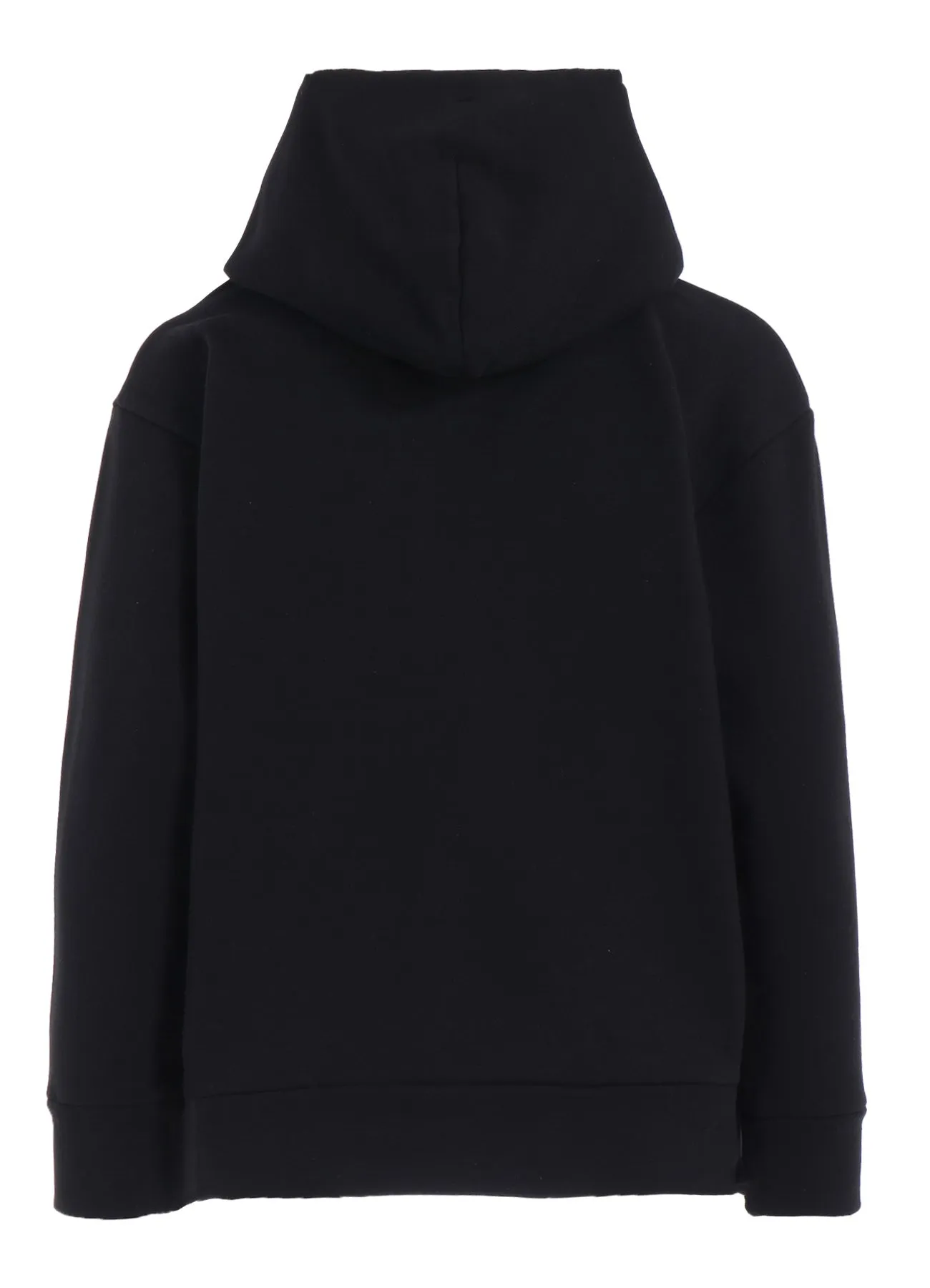 COTTON FLEECE   STRIPE RIBBON HOODIE