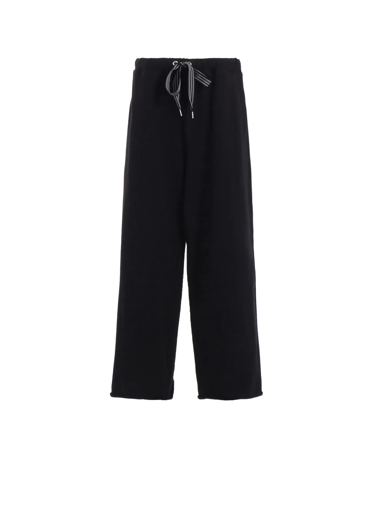 COTTON FLEECE   STRIPE RIBBON PANTS